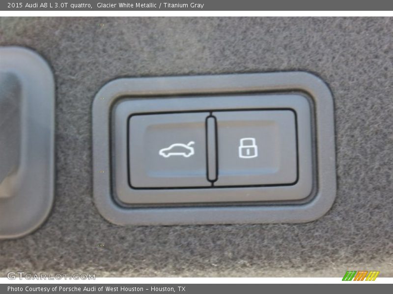 Glacier White Metallic / Titanium Gray 2015 Audi A8 L 3.0T quattro