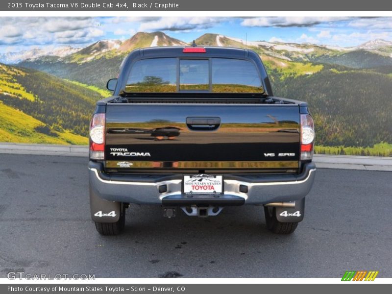 Black / Graphite 2015 Toyota Tacoma V6 Double Cab 4x4