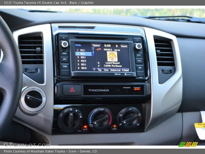 Black / Graphite 2015 Toyota Tacoma V6 Double Cab 4x4