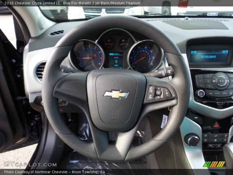 Blue Ray Metallic / Jet Black/Medium Titanium 2016 Chevrolet Cruze Limited LS