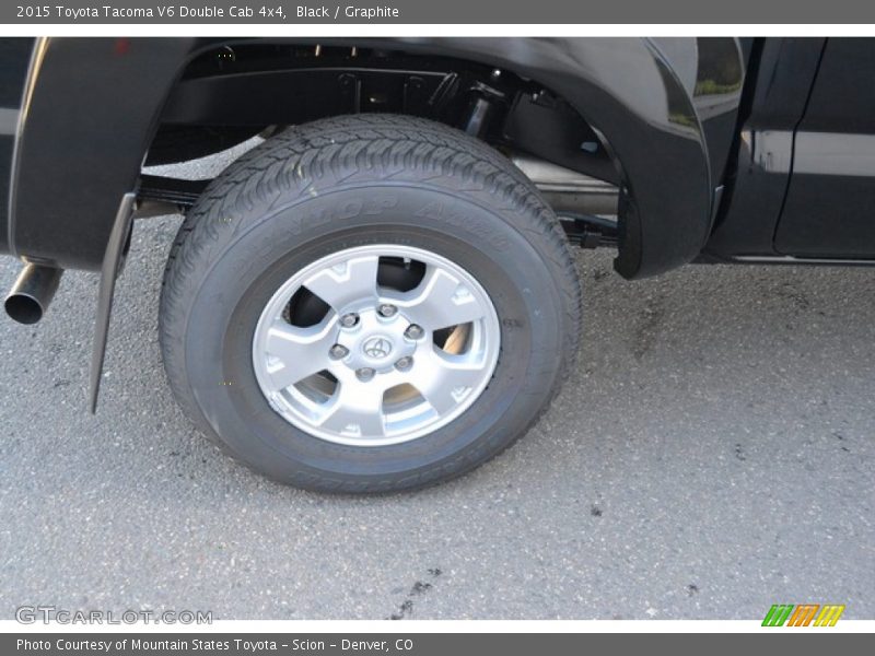 Black / Graphite 2015 Toyota Tacoma V6 Double Cab 4x4