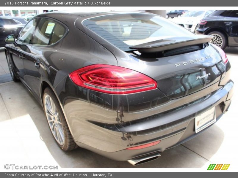 Carbon Grey Metallic / Luxor Beige 2015 Porsche Panamera