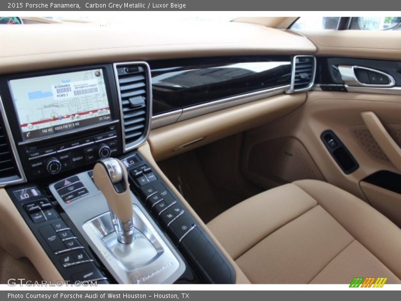 Carbon Grey Metallic / Luxor Beige 2015 Porsche Panamera