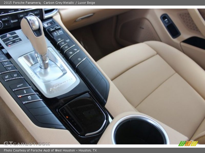 Carbon Grey Metallic / Luxor Beige 2015 Porsche Panamera