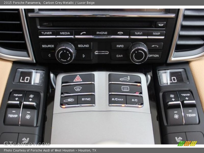 Carbon Grey Metallic / Luxor Beige 2015 Porsche Panamera