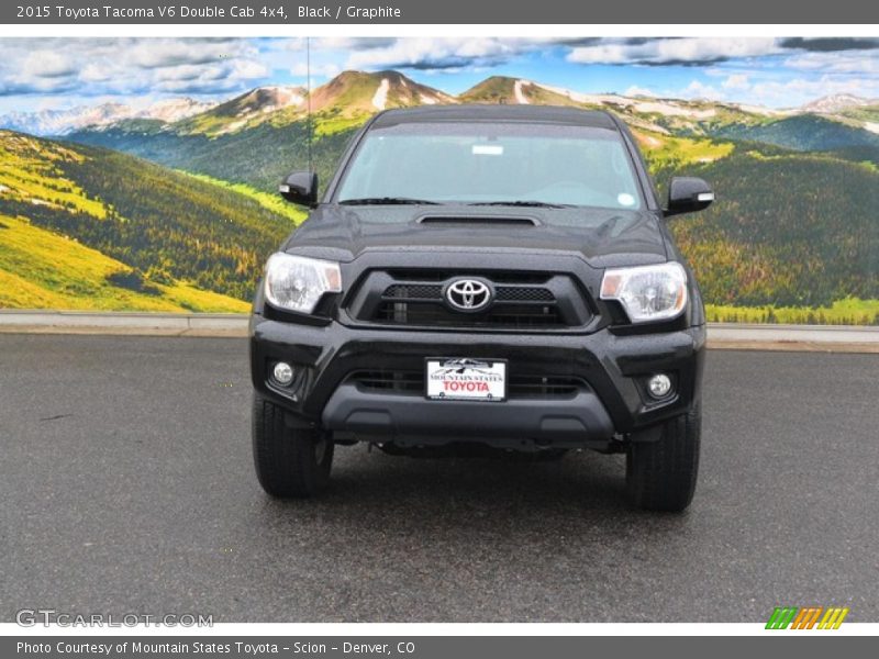 Black / Graphite 2015 Toyota Tacoma V6 Double Cab 4x4