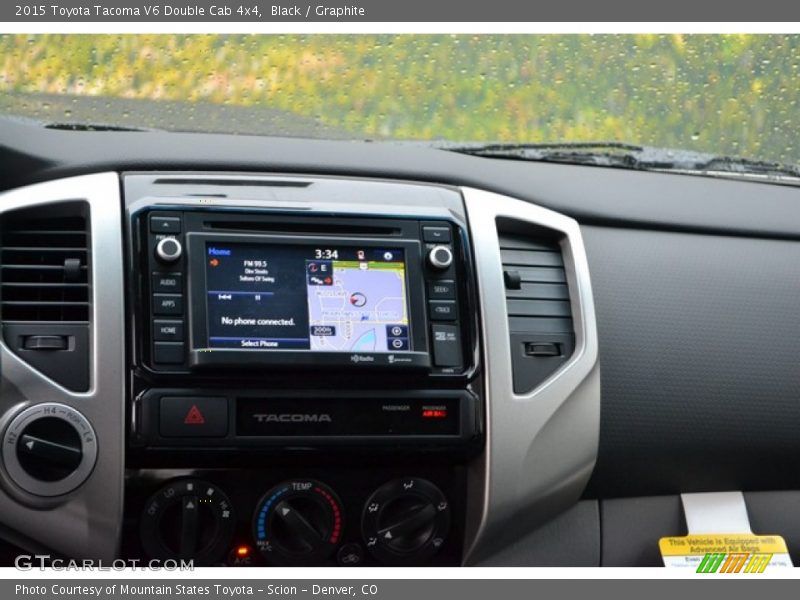 Black / Graphite 2015 Toyota Tacoma V6 Double Cab 4x4