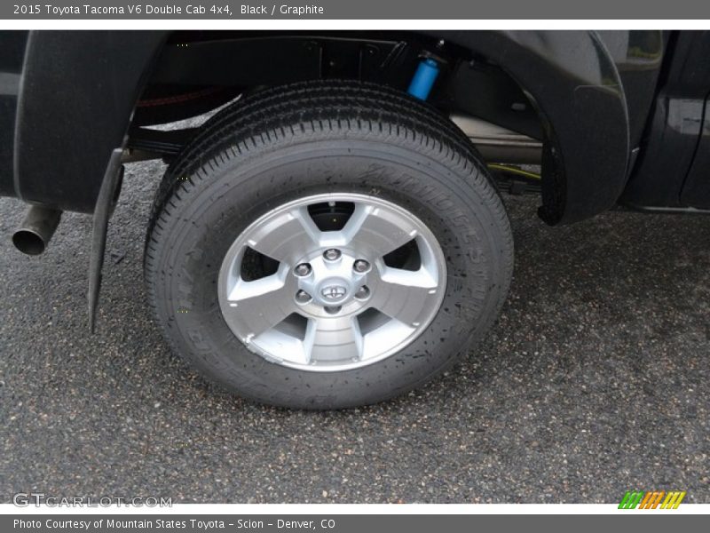 Black / Graphite 2015 Toyota Tacoma V6 Double Cab 4x4