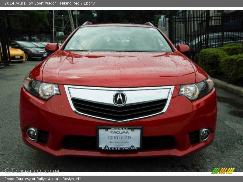 Milano Red / Ebony 2014 Acura TSX Sport Wagon