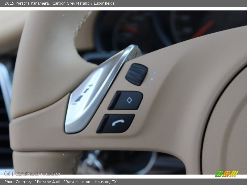 Carbon Grey Metallic / Luxor Beige 2015 Porsche Panamera