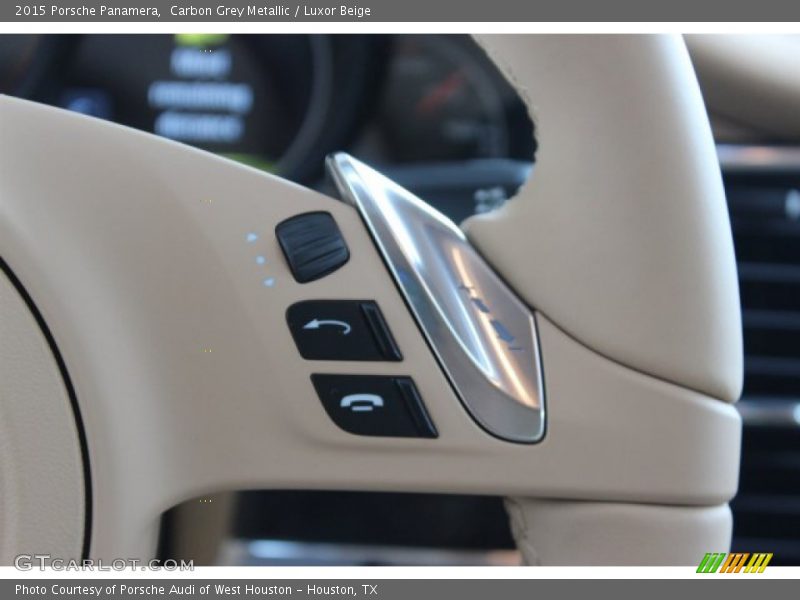 Carbon Grey Metallic / Luxor Beige 2015 Porsche Panamera