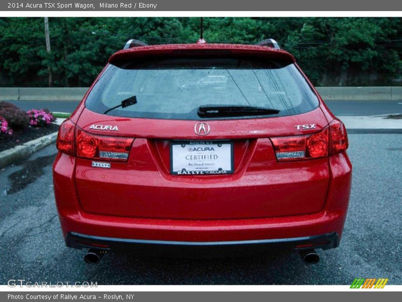 Milano Red / Ebony 2014 Acura TSX Sport Wagon