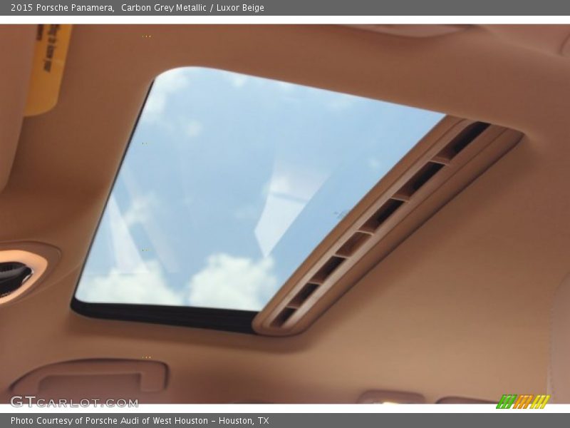 Carbon Grey Metallic / Luxor Beige 2015 Porsche Panamera
