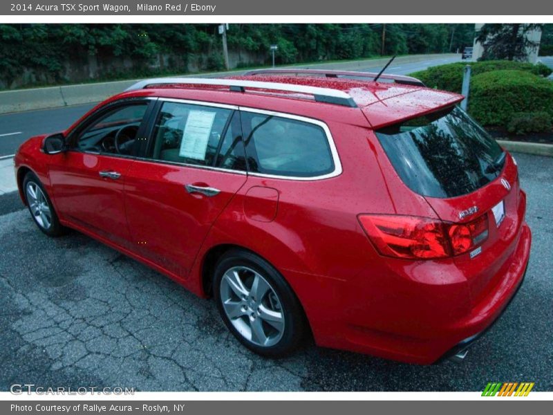 Milano Red / Ebony 2014 Acura TSX Sport Wagon