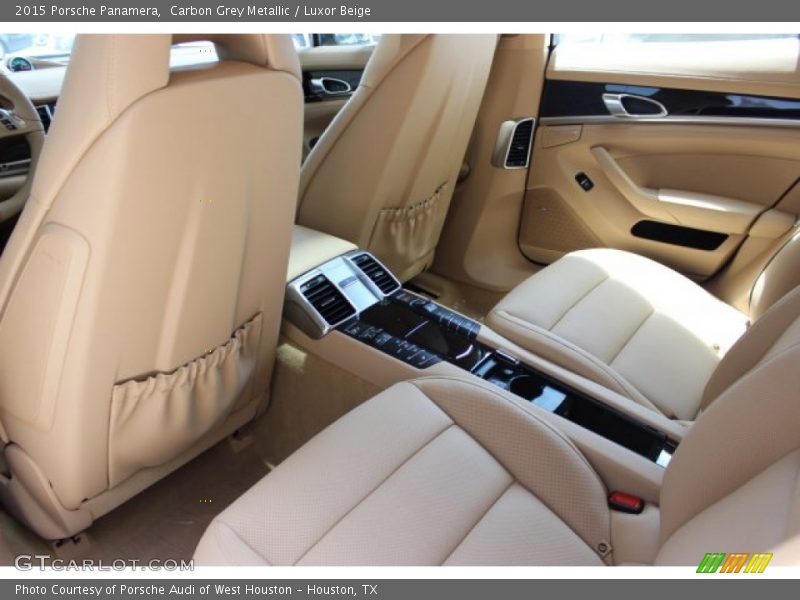 Carbon Grey Metallic / Luxor Beige 2015 Porsche Panamera