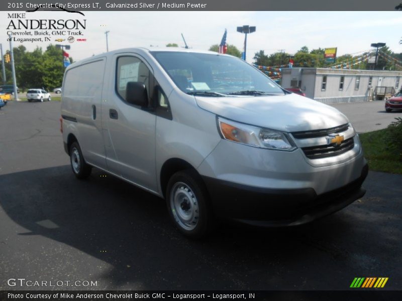 Galvanized Silver / Medium Pewter 2015 Chevrolet City Express LT