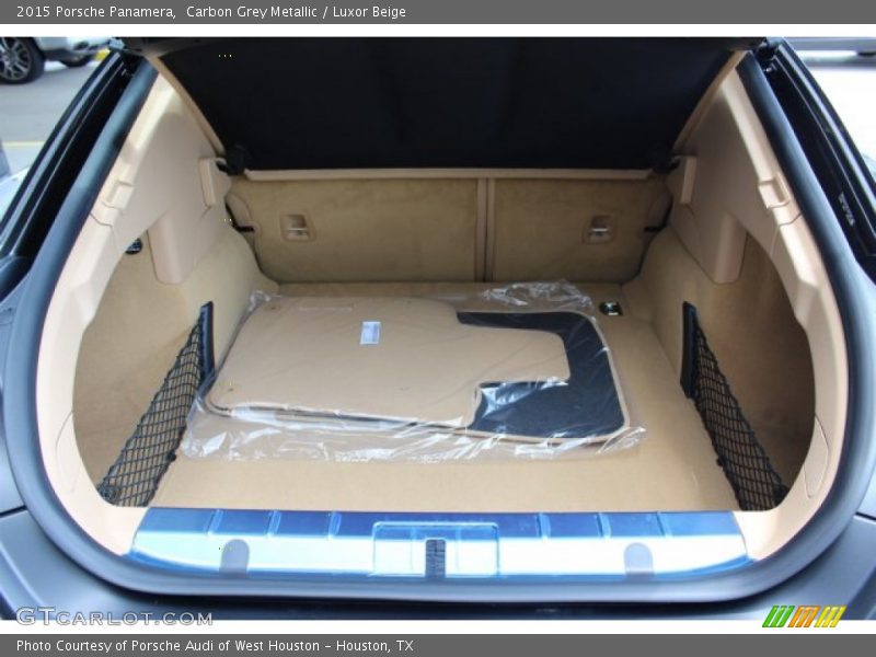 Carbon Grey Metallic / Luxor Beige 2015 Porsche Panamera