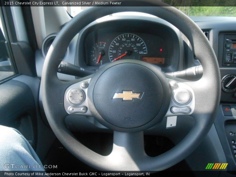 Galvanized Silver / Medium Pewter 2015 Chevrolet City Express LT