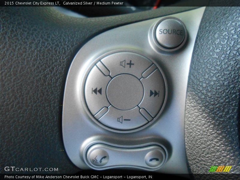 Galvanized Silver / Medium Pewter 2015 Chevrolet City Express LT