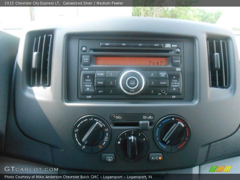 Galvanized Silver / Medium Pewter 2015 Chevrolet City Express LT