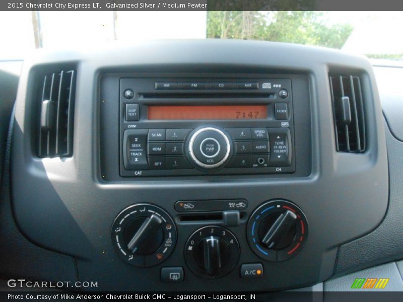 Galvanized Silver / Medium Pewter 2015 Chevrolet City Express LT