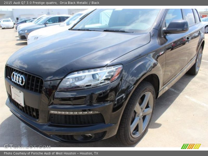Orca Black Metallic / Black 2015 Audi Q7 3.0 Prestige quattro