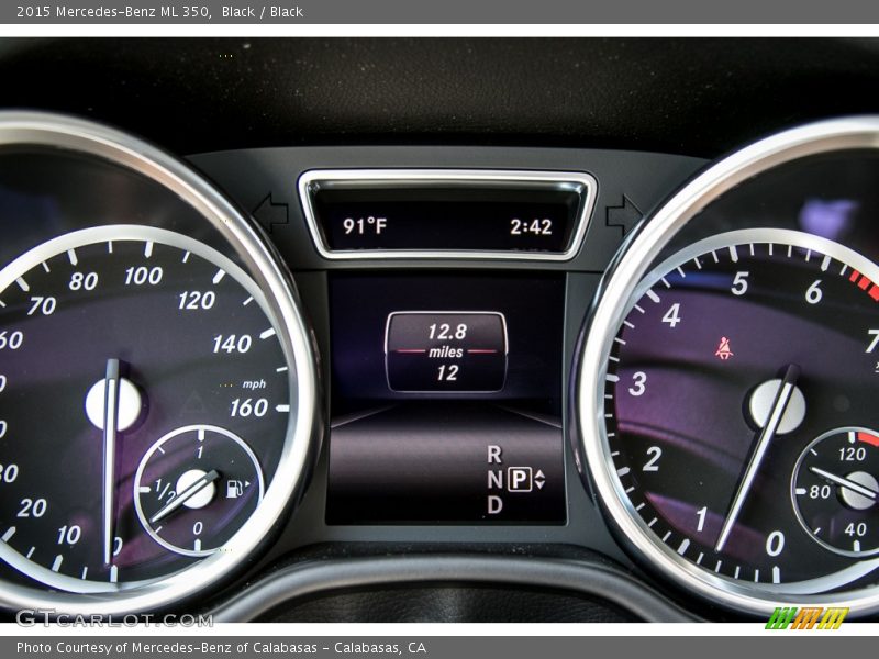 Black / Black 2015 Mercedes-Benz ML 350