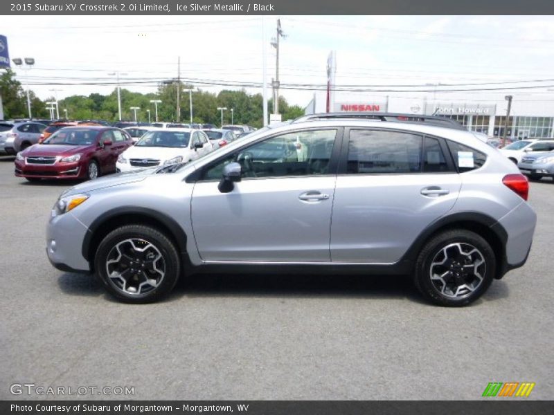 Ice Silver Metallic / Black 2015 Subaru XV Crosstrek 2.0i Limited