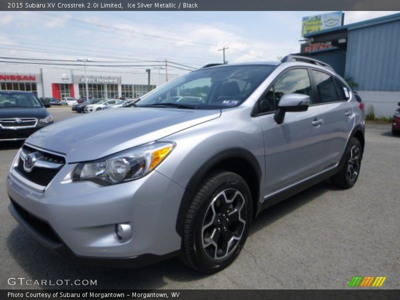 Ice Silver Metallic / Black 2015 Subaru XV Crosstrek 2.0i Limited