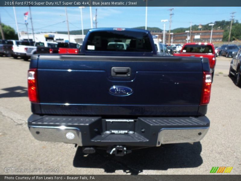 Blue Jeans Metallic / Steel 2016 Ford F350 Super Duty XLT Super Cab 4x4
