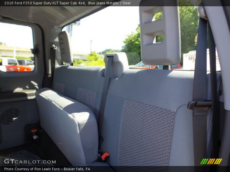 Blue Jeans Metallic / Steel 2016 Ford F350 Super Duty XLT Super Cab 4x4
