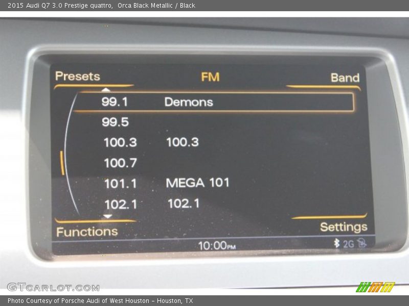 Orca Black Metallic / Black 2015 Audi Q7 3.0 Prestige quattro