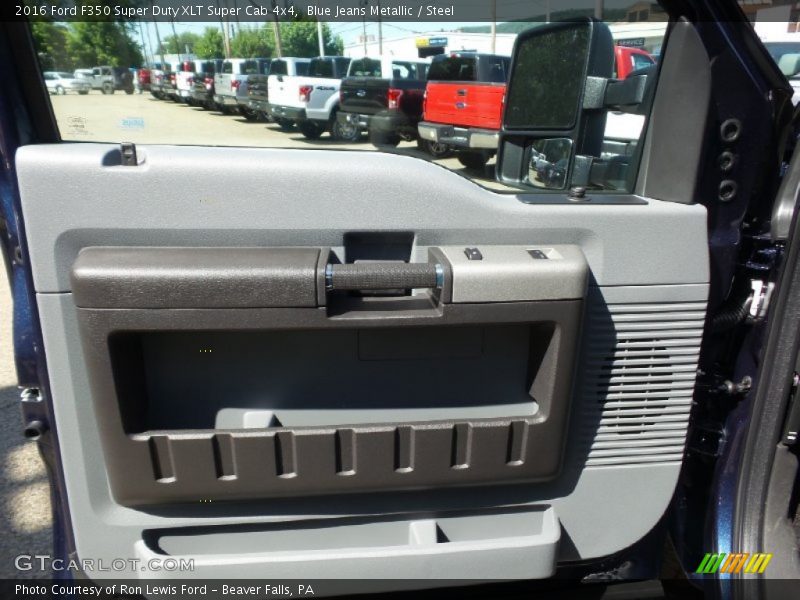 Blue Jeans Metallic / Steel 2016 Ford F350 Super Duty XLT Super Cab 4x4