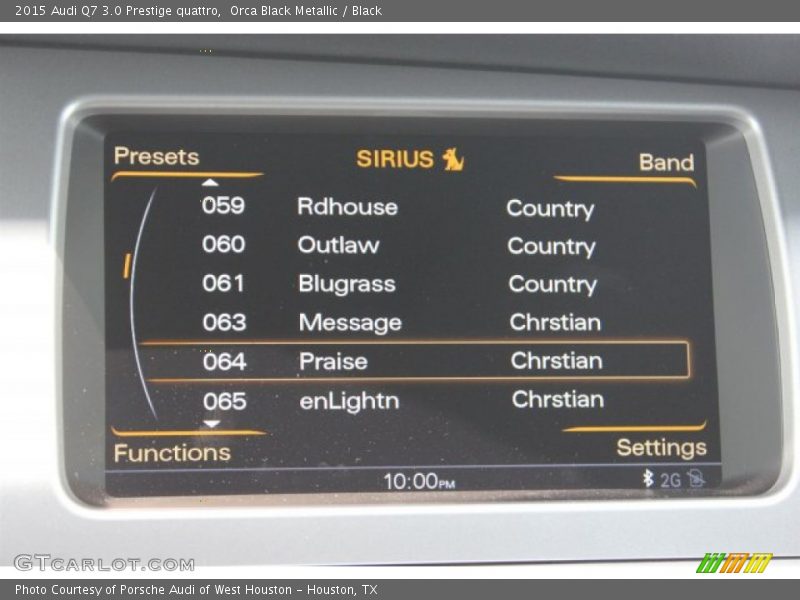 Orca Black Metallic / Black 2015 Audi Q7 3.0 Prestige quattro