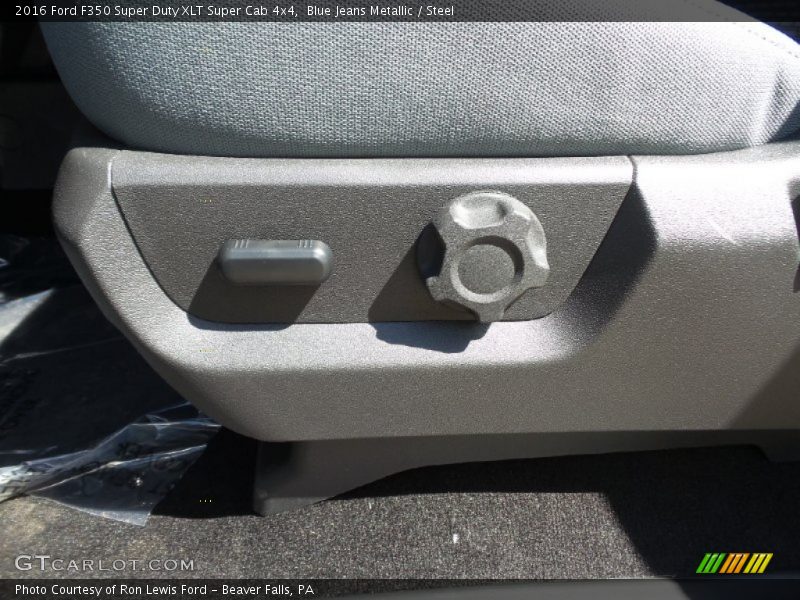 Blue Jeans Metallic / Steel 2016 Ford F350 Super Duty XLT Super Cab 4x4