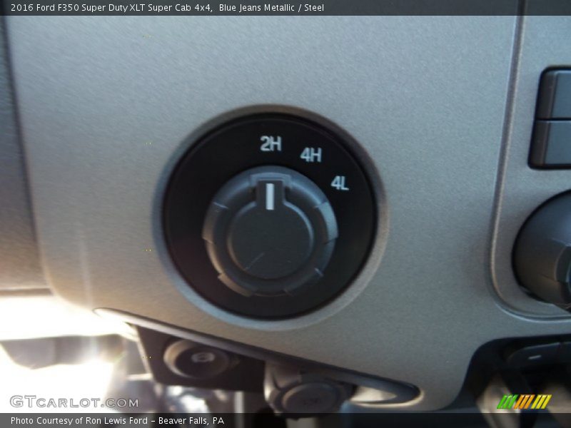 Blue Jeans Metallic / Steel 2016 Ford F350 Super Duty XLT Super Cab 4x4