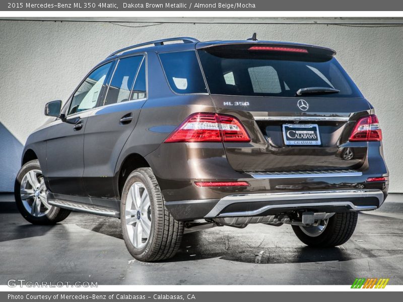 Dakota Brown Metallic / Almond Beige/Mocha 2015 Mercedes-Benz ML 350 4Matic