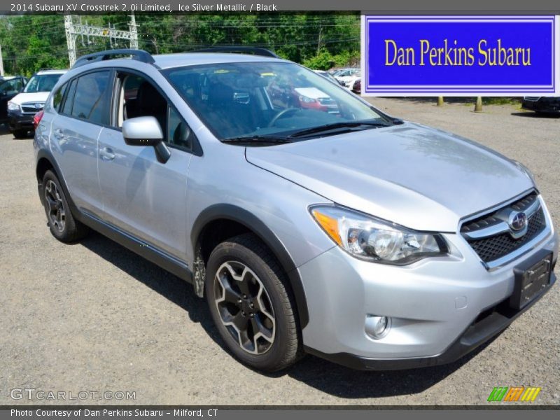 Ice Silver Metallic / Black 2014 Subaru XV Crosstrek 2.0i Limited