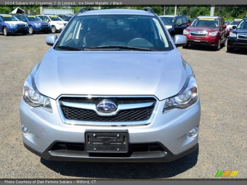 Ice Silver Metallic / Black 2014 Subaru XV Crosstrek 2.0i Limited