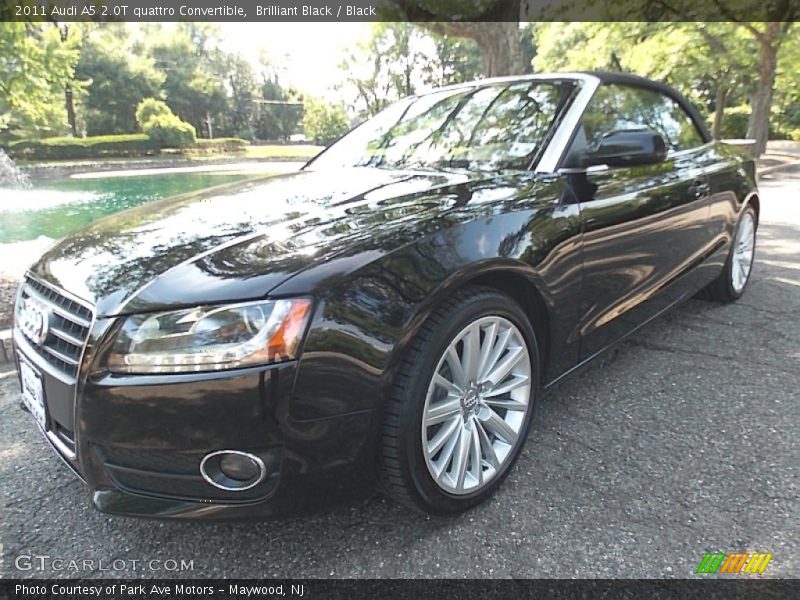 Brilliant Black / Black 2011 Audi A5 2.0T quattro Convertible