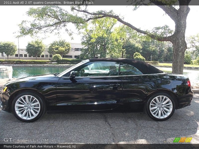 Brilliant Black / Black 2011 Audi A5 2.0T quattro Convertible