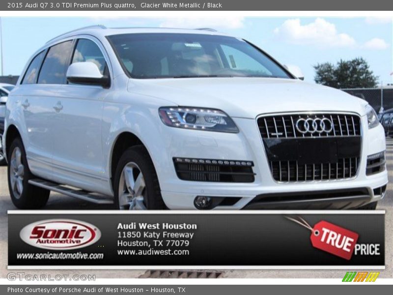 Glacier White Metallic / Black 2015 Audi Q7 3.0 TDI Premium Plus quattro