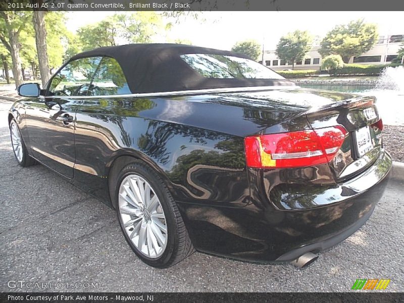 Brilliant Black / Black 2011 Audi A5 2.0T quattro Convertible