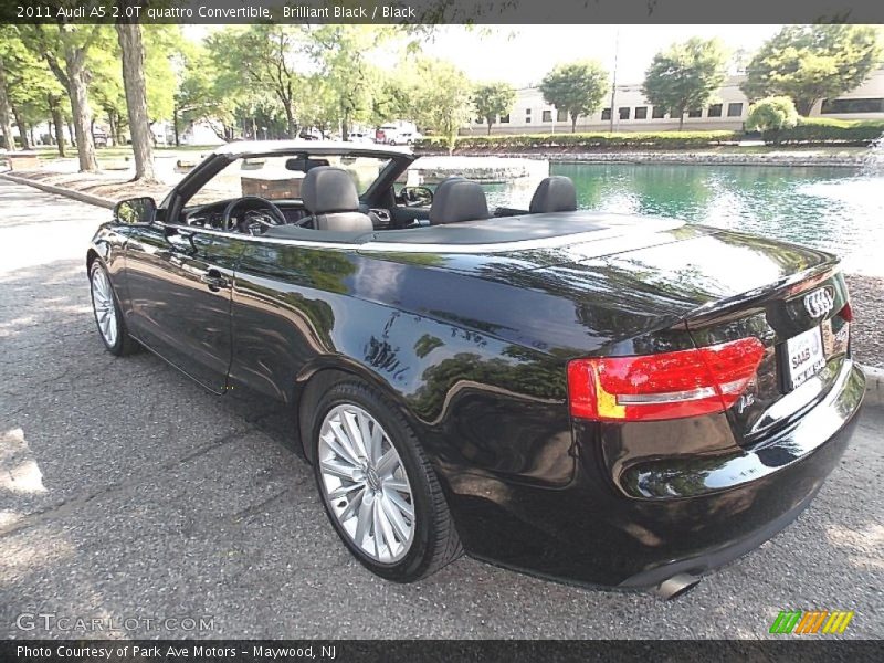 Brilliant Black / Black 2011 Audi A5 2.0T quattro Convertible