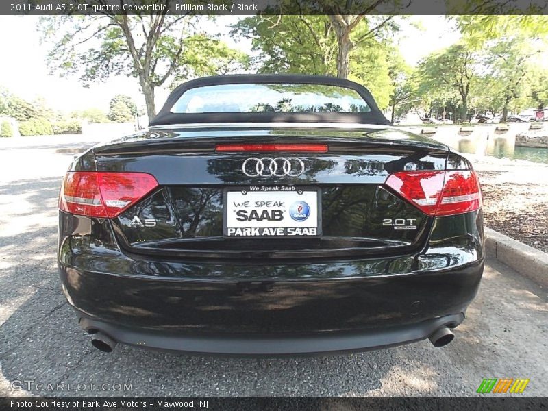 Brilliant Black / Black 2011 Audi A5 2.0T quattro Convertible