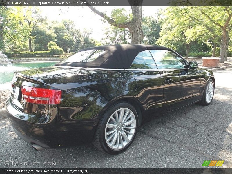 Brilliant Black / Black 2011 Audi A5 2.0T quattro Convertible