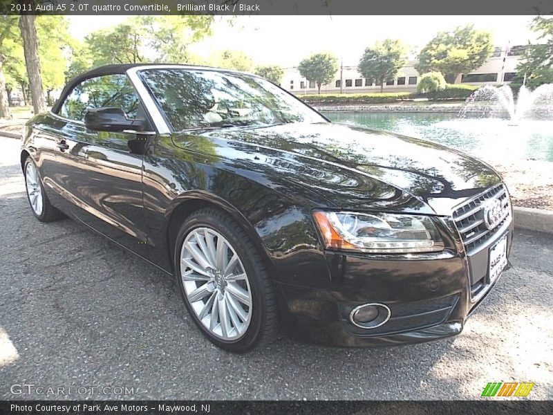 Brilliant Black / Black 2011 Audi A5 2.0T quattro Convertible