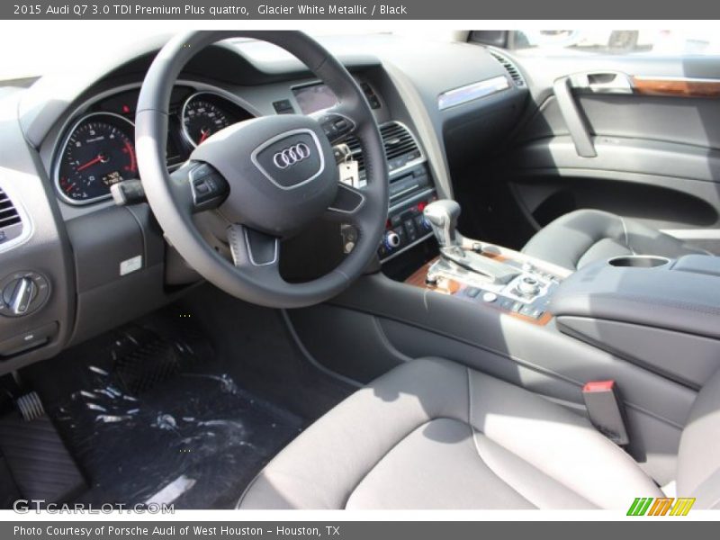 Glacier White Metallic / Black 2015 Audi Q7 3.0 TDI Premium Plus quattro