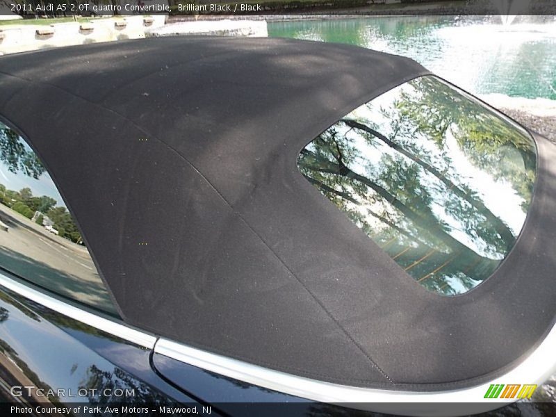 Brilliant Black / Black 2011 Audi A5 2.0T quattro Convertible