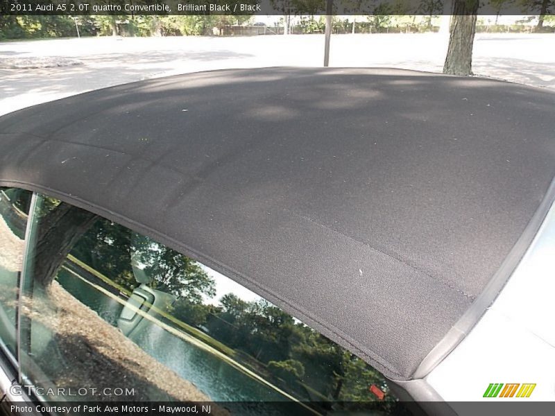 Brilliant Black / Black 2011 Audi A5 2.0T quattro Convertible